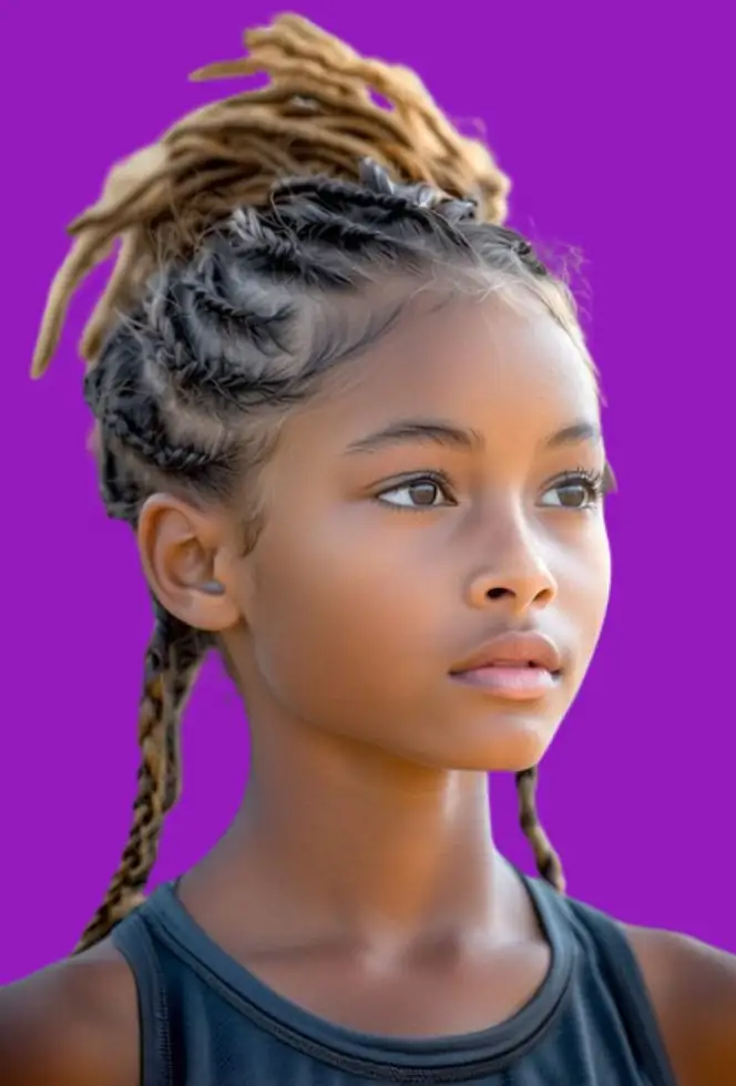 Kids hairstyle in Waldorf Maryland kbest braiding